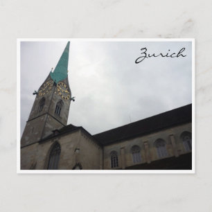 Carte Postale zürich fraumünster