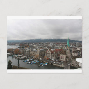 Carte Postale Zurich, Suisse