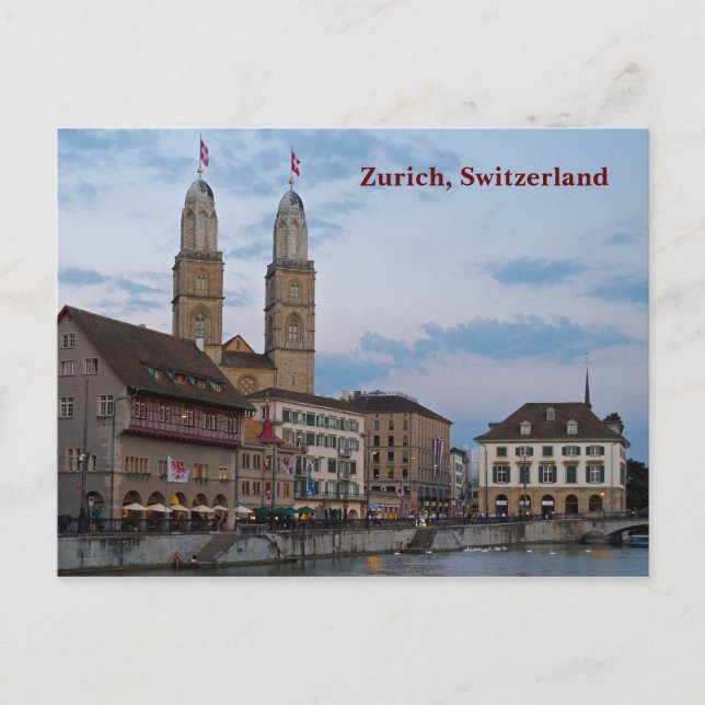 Carte postale Zurich Suisse (Devant)