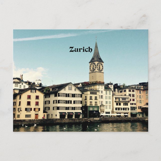 Carte Postale Zurich, Suisse (Devant)