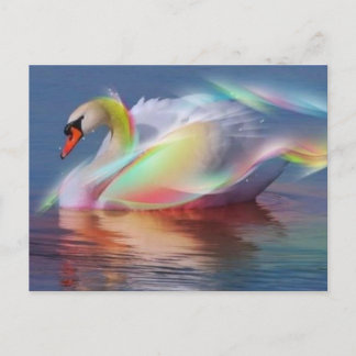 Carte Postale zwaan