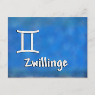 Carte Postale Zwillinge