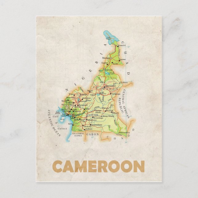 CARTE POSTCARDS ♥ Cameroun (Devant)