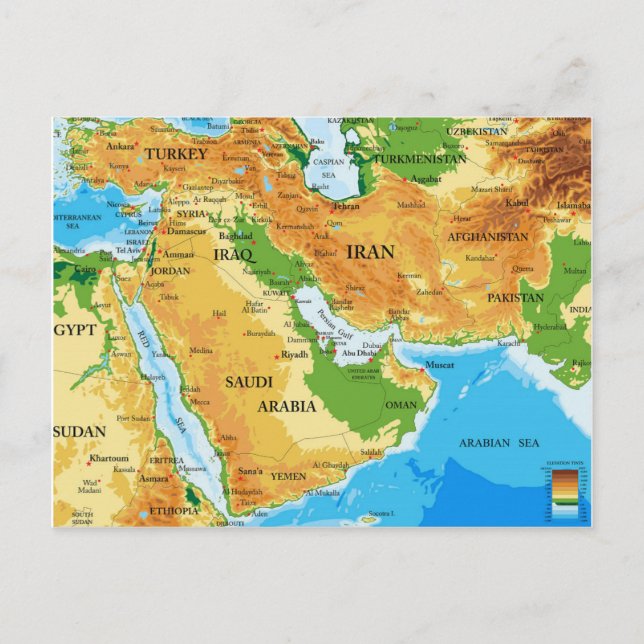 CARTE POSTCARDS ♥ Moyen-Orient (Devant)