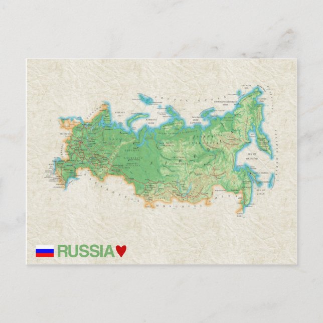CARTE POSTCARDS ♥ Russie (Devant)