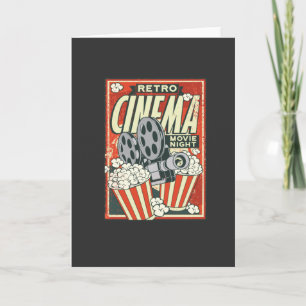 CARTE POSTER DE CINÉMA RETRO
