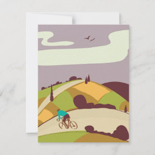 Carte Poster vintage Cyclisme