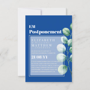 Carte Postponement Eucalyptus Greenery Change of Plans