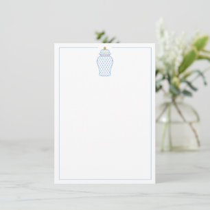 Carte Pot à gingembre bleu et blanc