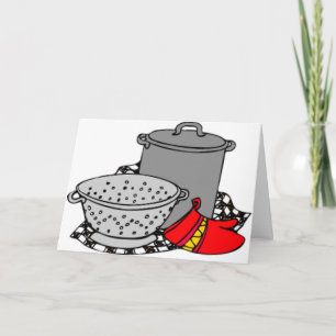 Carte Pot de cuisine & Strainer
