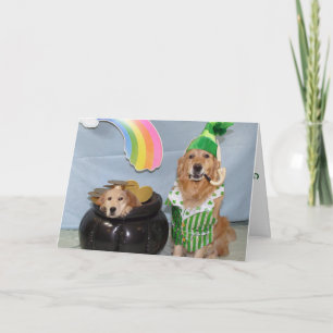 Carte Pot de d'or pour le jour de St Patrick