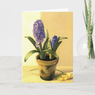 Carte Pot de jacinthe