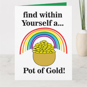 Carte Pot D'or En Vous-Même Saint Patrick's Day