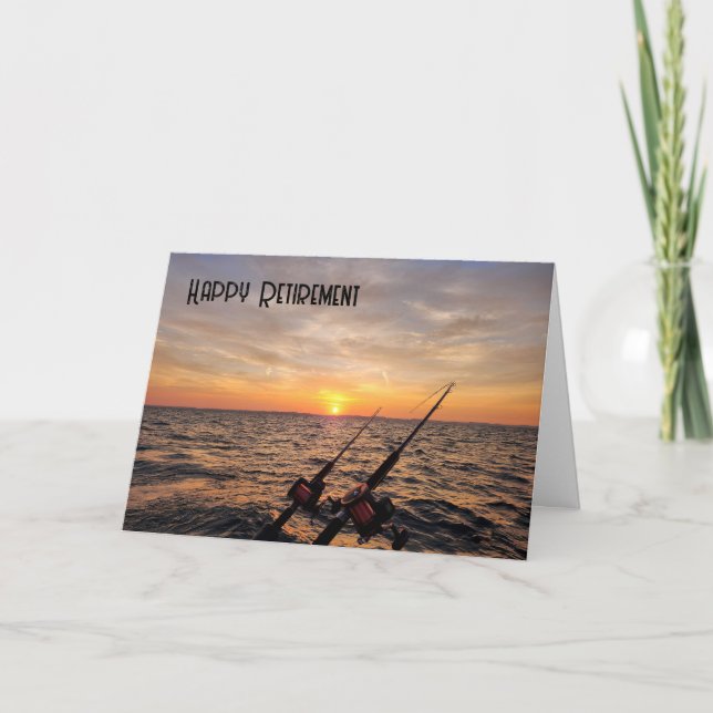 Carte Poteaux de pêche à la retraite (Devant)