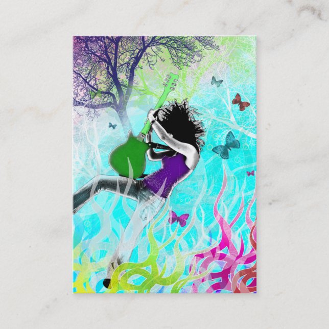 Carte potelée "du feu vert" (Devant)