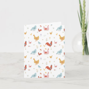 Carte Poulets Mignons Poules et Poussins