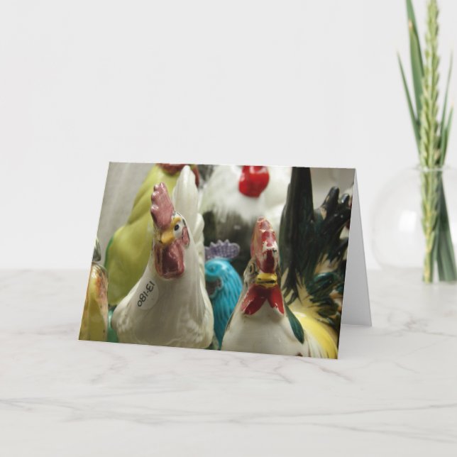 Carte Poulets vintages en toutes occasions (Devant)