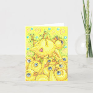 CARTE POULETTE ROCK, CARTE DE PRINTEMPS MOSH PIT V