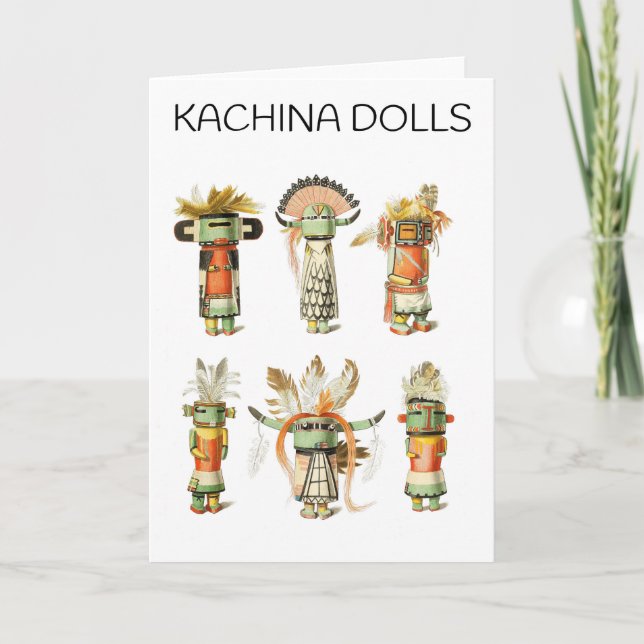 Carte Poupées de Kachina (Devant)