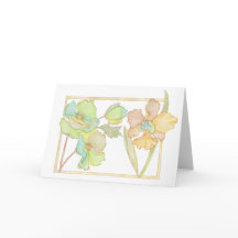 Carte pour aquarelle de joyeux anniversaire avec