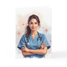Carte pour célébrer la Semaine des infirmières
