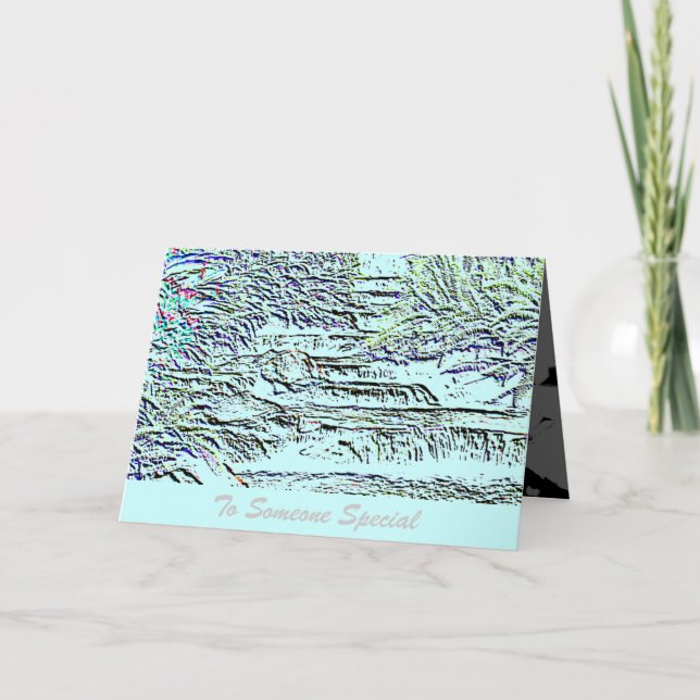 Carte Pour cette personne spéciale Salutation de la casc (Devant)