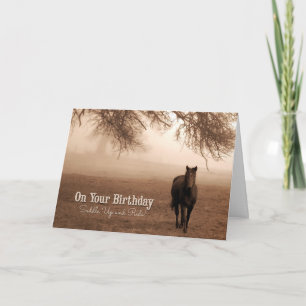 Carte pour Cowgirl's Birthday Funny Western Theme