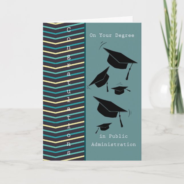 Carte pour diplôme en administration publique (Devant)