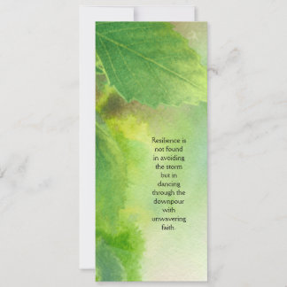 Carte pour encouragement et inspiration.