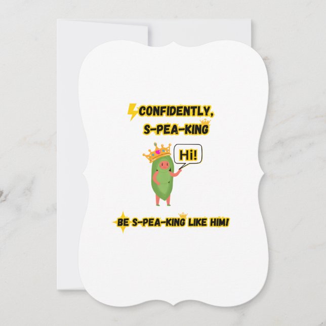 Carte Pour Encourager Votre(S) Aimé(S) À Parler! (Devant)