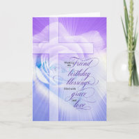 pour Friend Christian Birthday Purple Rose
