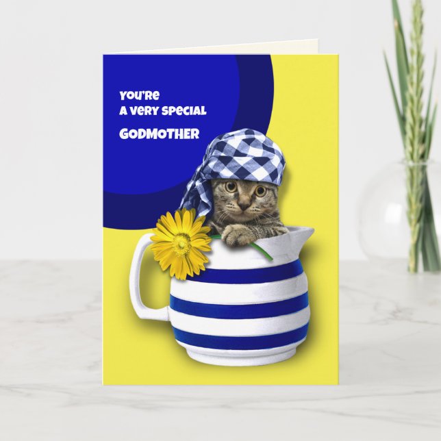 Carte Pour Godmère le jour de la Fête des Mères. Cute Ki (Devant)