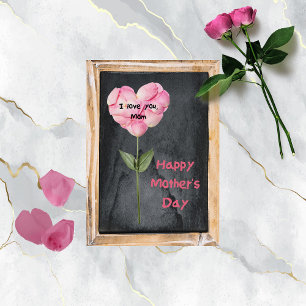 Carte pour la fête des mères de l'artisanat pour e