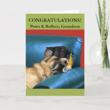 Pour la graduation de Grand-fils berger allemand r