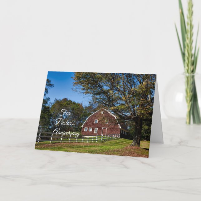 Carte Pour l'anniversaire du pasteur (Devant)