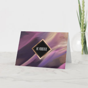 Carte Pour le mari sur la peinture Abstraite Fête des pè