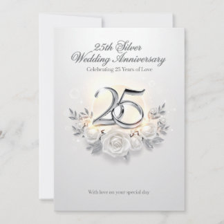 Carte pour les 25 ans de mariage – Célébrer 25 ans