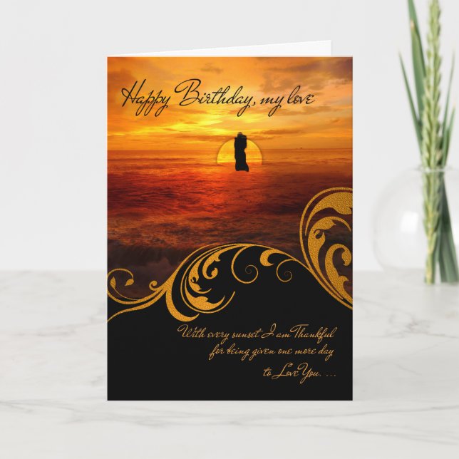 Carte pour les amoureux d'anniversaire de Sweetheart s'e (Devant)
