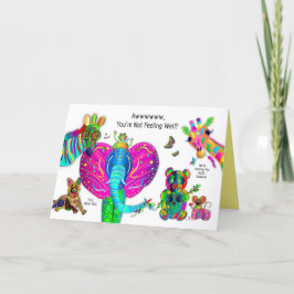 Carte Pour les enfants Collection Kaleidoscope Animaux