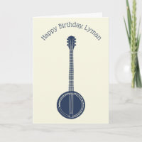 Pour les joueurs de Banjo Marine Blue Personnalisé