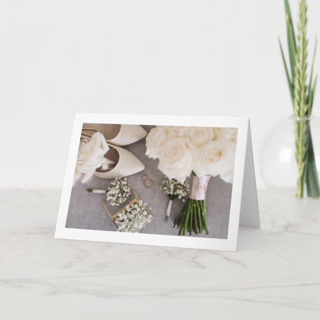 CARTE POUR **LES TOUT NOUVEAUX MARIÉS** (Devant)