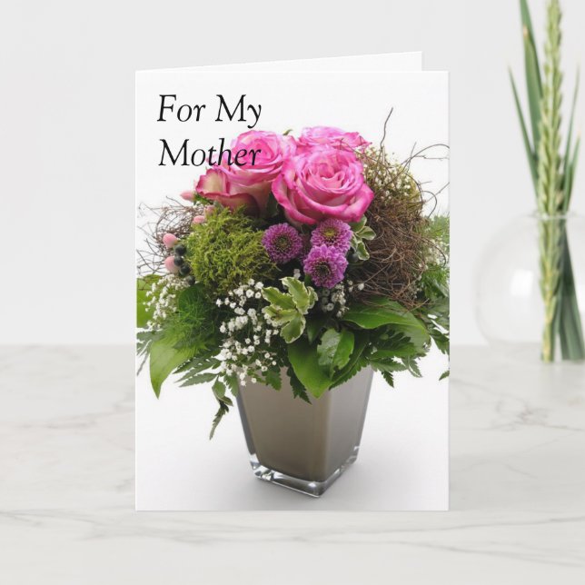 Carte Pour Ma Mère. (Devant)