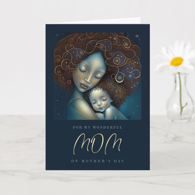 Carte Pour maman à l'occasion de la Fête des Mères Mère  (Petite plante)