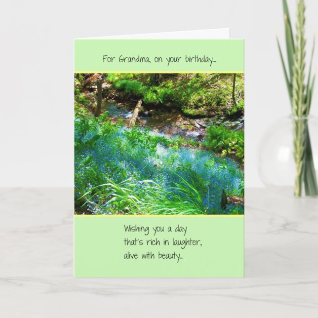 Carte Pour Mamie, Anniversaire (Devant)