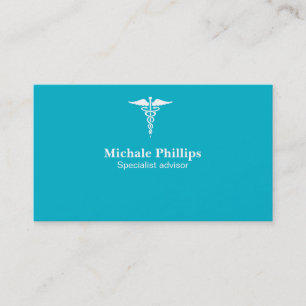 CARTE POUR MÉDECIN HÔPITAL CLINIQUE DOCTEUR BLEU