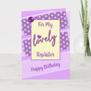 Carte Pour mon joli beau beau beau frère, violet