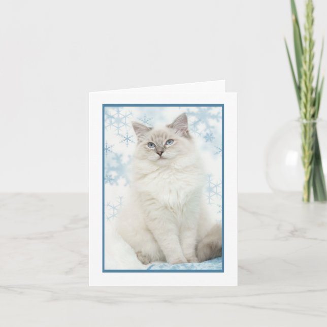 carte pour notes à poupée d'hiver (Devant)