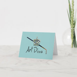 carte pour notes "Art Diva"