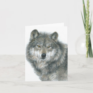 Carte pour notes blanc "Haunted Eyes" Art original