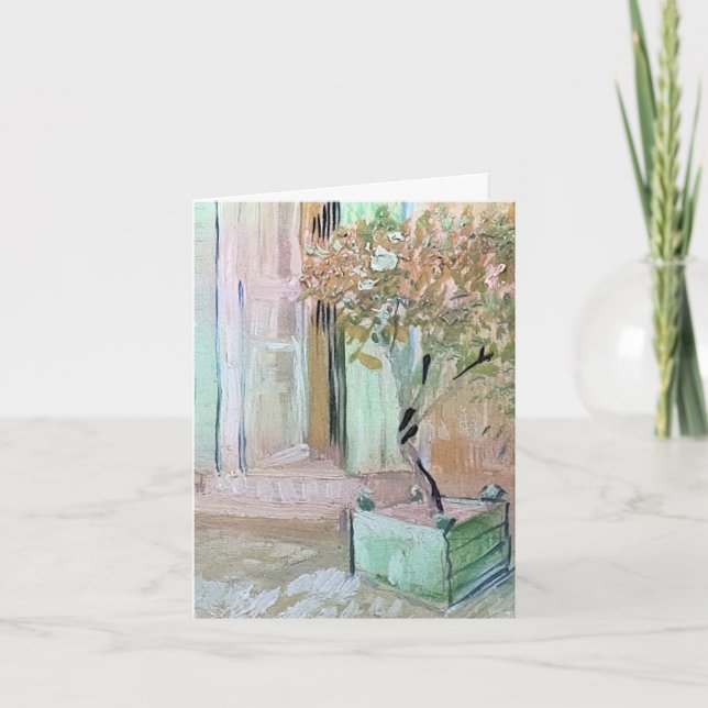 Carte pour notes blanc Van Gogh Peinture (Devant)